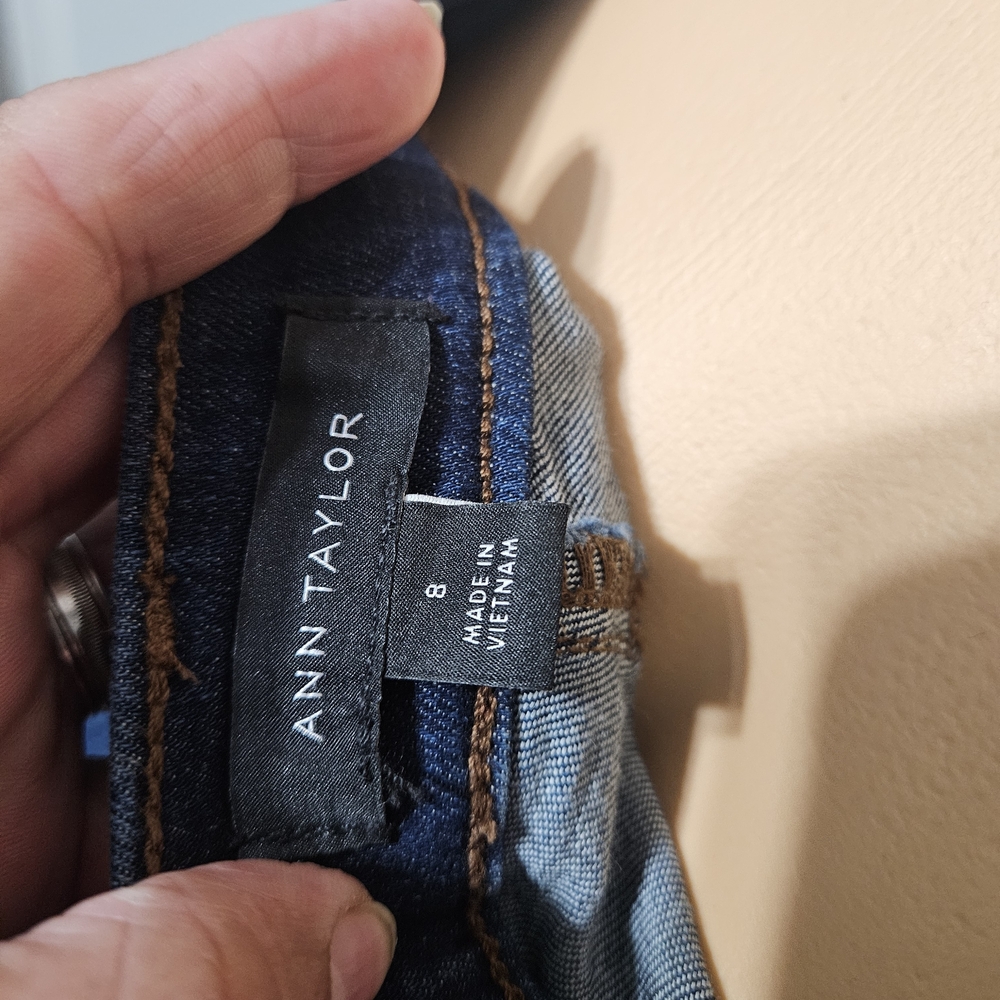 Ann Taylor Dark Blue Bootcut Jeans - Picture 3 of 9